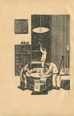 Свешников М. Тайны стекла / Рис., переплет и форзац Н. Лапшина. Л.; М., 1940.
